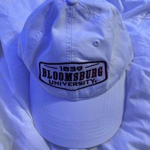 white bloomsburg university hat
